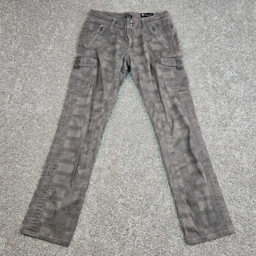 Kuhl Women's Outdoor Hiking‎ Pants Camouflage Size 6  Reg Plaid Katerina - Picture 3 of 10